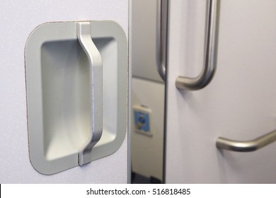 Airplane Toilet Door Handle.