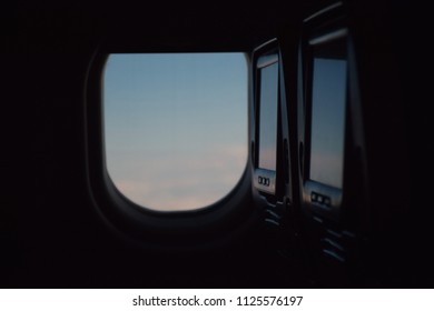Airplane view window