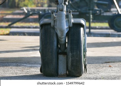 Airplane Wheels Close Up. Airplane Wheels. Close Up Of A Airplane Wheels And Tires 