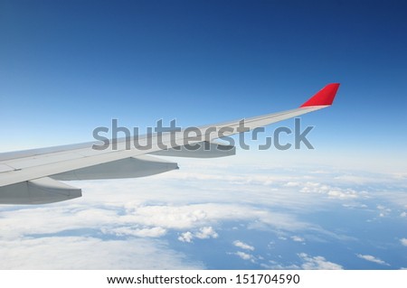 Airplane Wing - Air Travel Theme