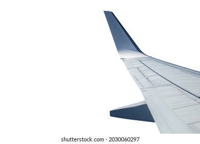 airplane wing on white background - Powered by Shutterstock