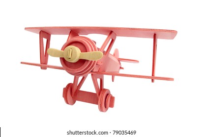 Airplane wooden toy vintage