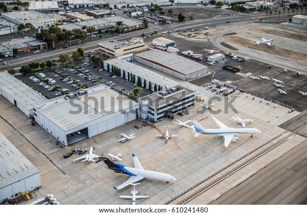 Airport Airplane View Above Stock Photo (Edit Now) 610241480