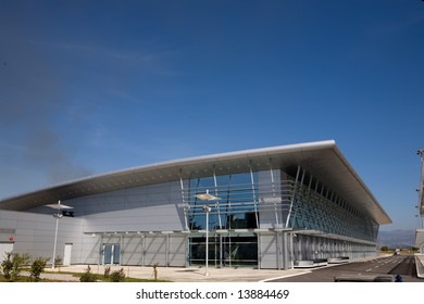 Airport Building In Podgorica, Montenegro