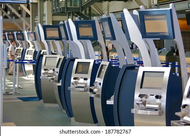 Airport check in terminals