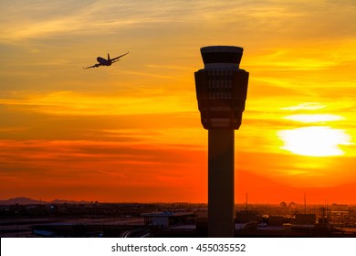 airport control tower - phoenix skyharbor