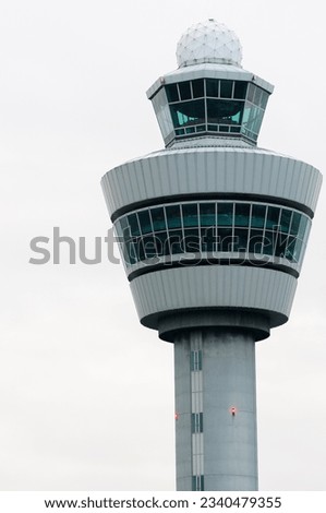 Airport control tower at Schiphol Airport