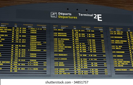 Airport Departure Board