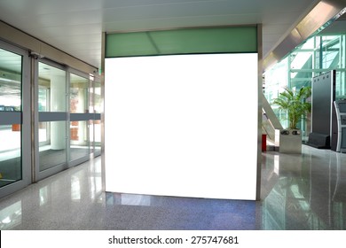 Airport Exit Door Glass Wall Corridor Wall Lightboxes