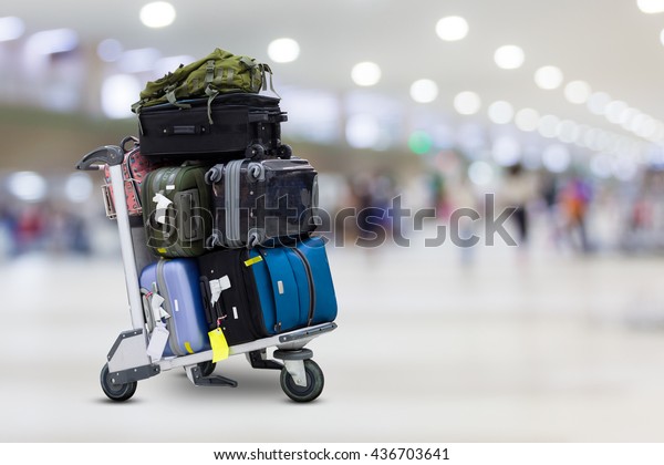 airport baggage trolley