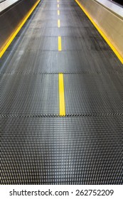 Airport Moving Sidewalk Also Travelator, Walkalator And Movator.