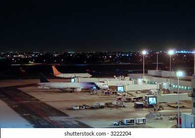 Airport At Night