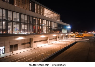 Málaga Airport At Night (Spain)