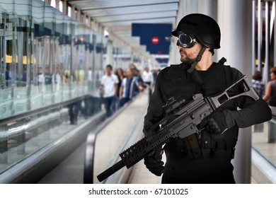 Airport Security, Armed Police