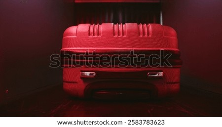 Similar – Image, Stock Photo Conveyor belt inside a warehouse