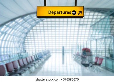 Airport sign departure and arrival board - Shutterstock ID 376596670