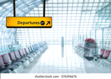 Airport sign departure and arrival board - Shutterstock ID 376596676