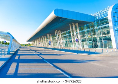 Airport Terminal Outside Flight Departure Gate Stock Photo 347926328