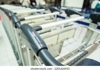 Airport Trolleys, Baggage Transportation, Luggage Transfer, Suitcase Cart Train