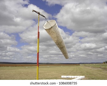 Airport Wind Sock At Rural Bange Airfield, Near Clifton Queensland Australia