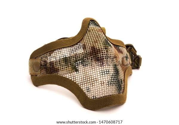 Download Airsoft Metal Mesh Mask Face Safety Stock Photo Edit Now 1470608717 PSD Mockup Templates