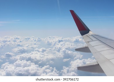 Airspace And Aircraft Wing