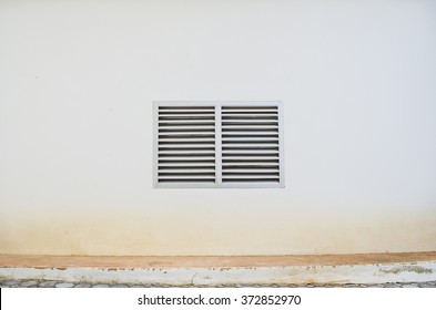 airvent on the wall of building - Shutterstock ID 372852970
