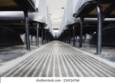 Aisle Between Seats In School Bus