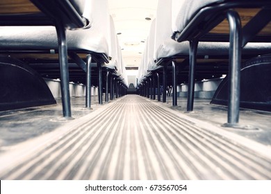 Aisle Between Seats In School Bus