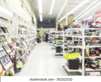 Aisle,some Scene  In Thrift Store.-blurred.