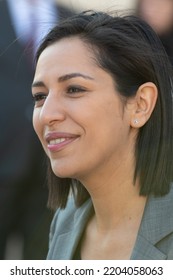 Aix-en-Provence, Fra,ce - 19-09-2022: Sarah El Hairy, Secretary Of State To The Minister Of The Armed Forces And The Minister Of National Education And Youth