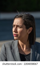 Aix-en-Provence, Fra,ce - 19-09-2022: Sarah El Hairy, Secretary Of State To The Minister Of The Armed Forces And The Minister Of National Education And Youth