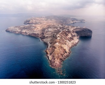 Akrotiri Lighthouse In Santorini, Greece