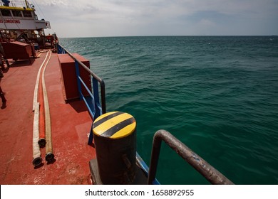 Aktau,Kazakhstan - May 19 2012: LPG Tanker Ship 