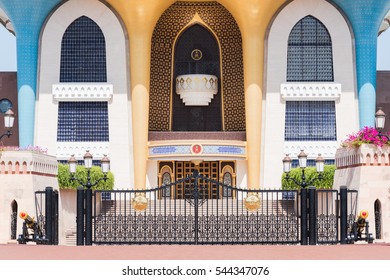 Das Al Alam Palace, ein zeremonieller Palast in Muscat, das Sultanat Oman