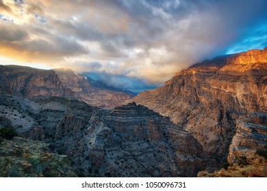 Al Hajar Mountains In Oman