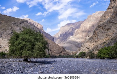 Al Hajar Mountains In Oman