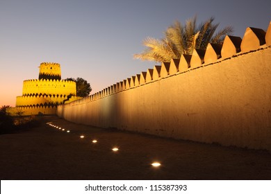 Al Jahili Fort In Al Ain, Emirate Of Abu Dhabi