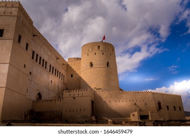 Al Rustaq Fort In Al Batinah Region Of Northern Oman