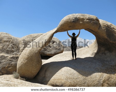 Similar – Image, Stock Photo Alabama Hills in the USA part of the Sierra Nevada