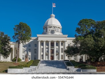 Alabama State Capitol Building In Montgomery