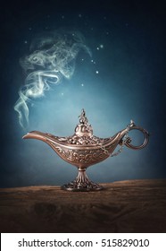 Aladdin Magic Lamp With Smoke