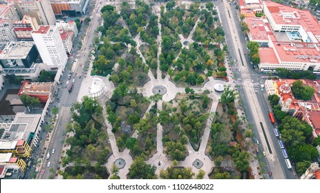 Alameda Central In Mexico City