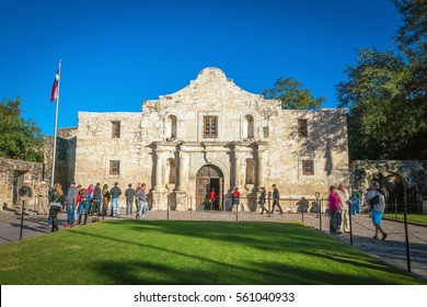 The Alamo Mission In San Antonio, Texas USA