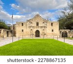The Alamo in San Antonio, Texas. 