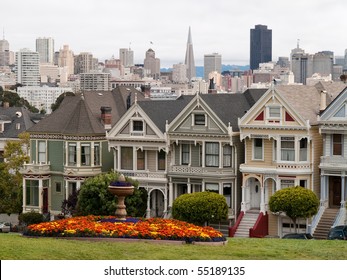 Alamo Square In San Francisco, California