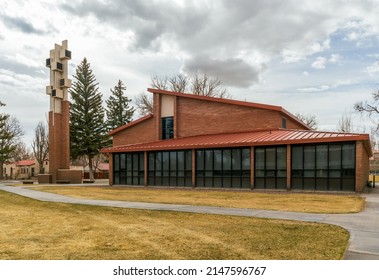 Alamosa, Colorado - April 3, 2022: Adams State University In Alamosa, Colorado