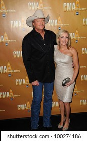 Alan Jackson And Denise Jackson At The 44th Annual CMA Awards, Bridgestone Arena, Nashville, TN.  11-10-10