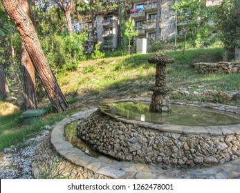 ALANYA, TURKEY - JUNE 24 2015: A Fountain In Hotel Resort Utopia World, Alanya, Turkey