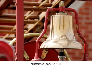 Alarm Bell On Vintage Fire Truck